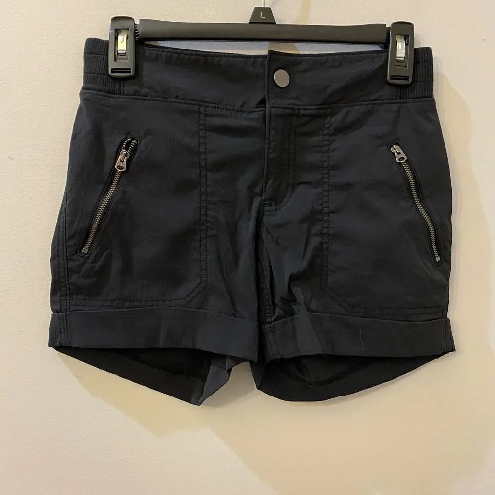 Athleta Black Women's Trekkie North Hiking Shorts Women Size 2